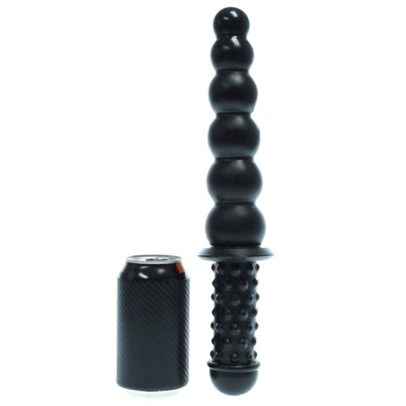 Gode avec poignée BEADS HANDLE de 21 cm