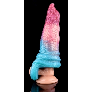 Gaine de pénis Monster YOSNEX 15 x 5 cm Rose-Bleu