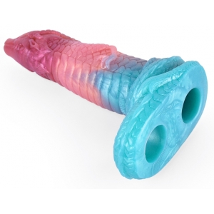 Gaine de pénis Monster YOSNEX 15 x 5 cm Rose-Bleu