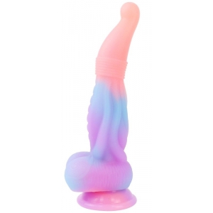 Gode Alien OBRUK Luminescent 18 x 5 cm multicolore