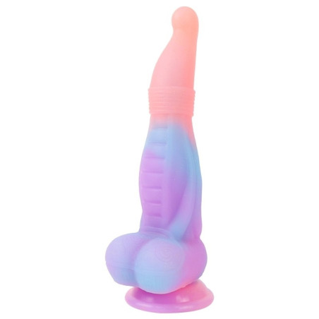 Gode Alien OBRUK Luminescent 18 x 5 cm multicolore