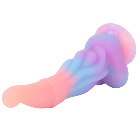 Gode Alien OBRUK Luminescent 18 x 5 cm multicolore