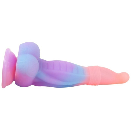 Gode Alien OBRUK Luminescent 18 x 5 cm multicolore
