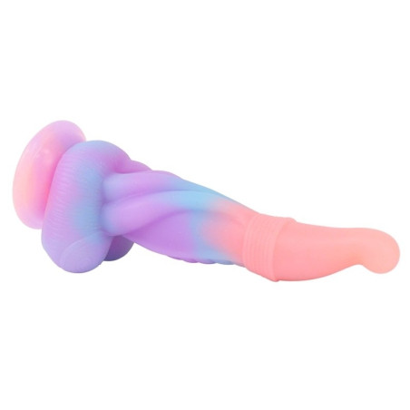 Gode Alien OBRUK Luminescent 18 x 5 cm multicolore