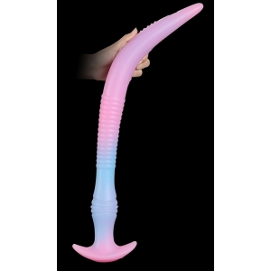 Gode anal long LUMINOUS STICOT M 37 x 4 cm