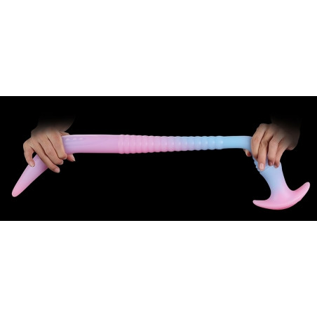 Gode anal long LUMINOUS STICOT M 37 x 4 cm