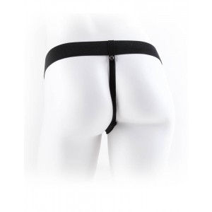 Gode ceinture vibrant de 22cm avec ouverture 3.5cm