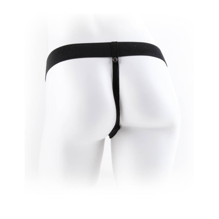 Gode ceinture vibrant de 22cm avec ouverture 3.5cm