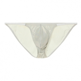 Slip sexy SHINY LINE Argenté 2