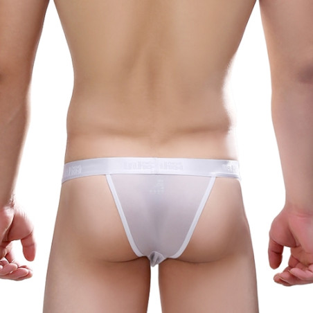 Tanga sexy SELF BEAUTY Blanc