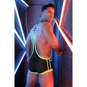 Singlet DAYCRAWLER Breedwell Noir-Jaune fluo