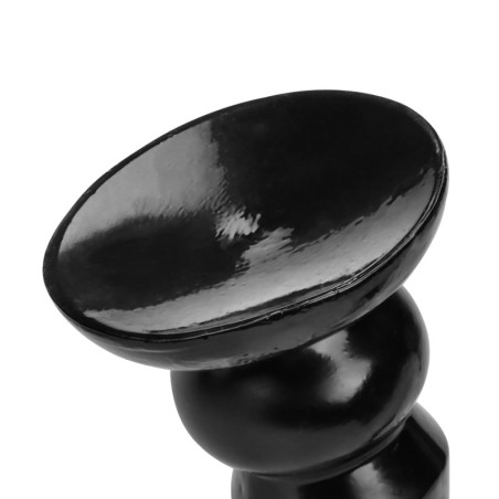 Plug anal XXL TOWER UP M Noir de Deepleasure 32 cm