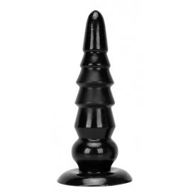 Plug anal TOWER UP S de Deepleasure 18 x 5 cm Noir 2