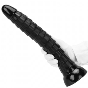 Gode noir KIBO M avec relief écailles | Deepleasure