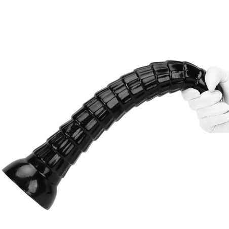 Gode noir KIBO M avec relief écailles | Deepleasure