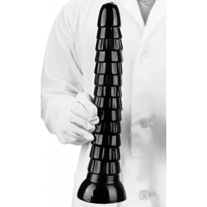 Gode noir KIBO M avec relief écailles | Deepleasure