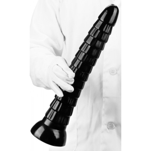 Gode noir KIBO M avec relief écailles | Deepleasure