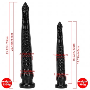 Gode long Tentacule PIOV M Noir 56 cm de Deepleasure