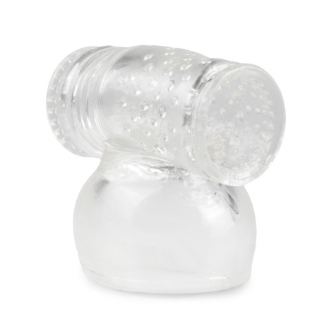 Double embout pour le masturbateur Wand en version Transparent