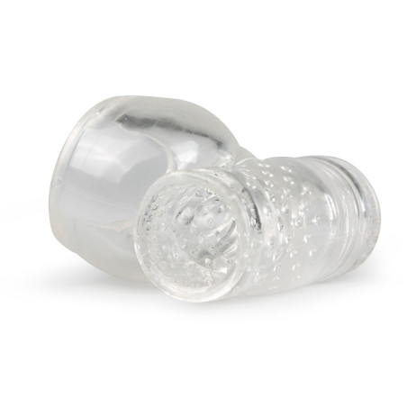 Double embout pour le masturbateur Wand en version Transparent