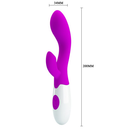 Vibro Rabbit BRIGHTY 10.5 x 3.6cm Violet