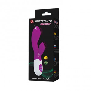 Vibro Rabbit BRIGHTY 10.5 x 3.6cm Violet