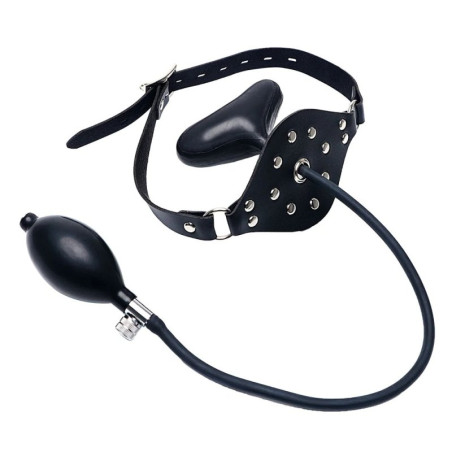 Bâillon gonflable KINKY GAG Noir en Latex