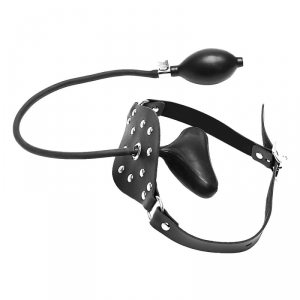 Bâillon gonflable KINKY GAG Noir en Latex