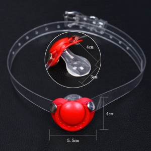 Bâillon Tétine de Bébé TOT GAG Rouge
