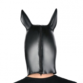 Masque Tête de cheval en latex HORSE Noir 2