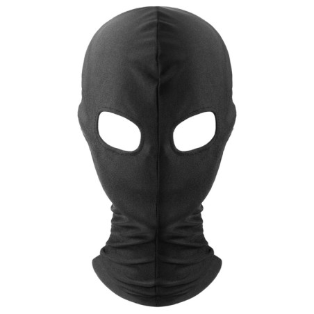 Cagoule Bdsm avez zip OPEN N°2 Noire