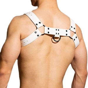Harnais Bdsm CHEST ALL Blanc