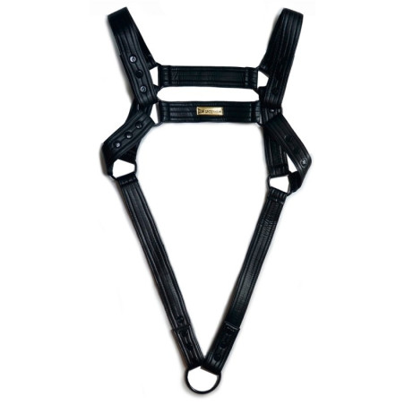 Harnais avec cockring SEXY HARNESS Simili Noir