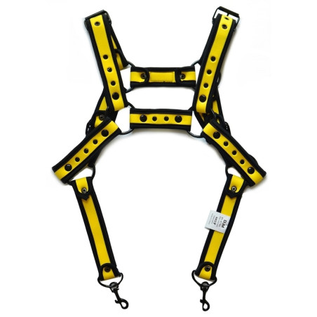 Harnais en néoprène NEO CHEST Noir-Jaune