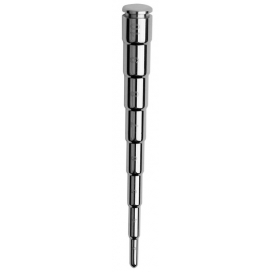 Plug pénis en métal KONIS 8.5 cm et diamètre 10 mm 2