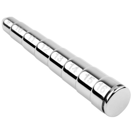 Plug pénis en métal KONIS L de 9 à 16 mm de diamètre