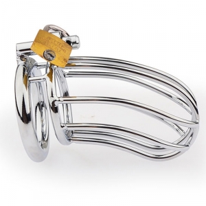 Cage de chasteté en métal LINEALE 9.5 x 3.5cm