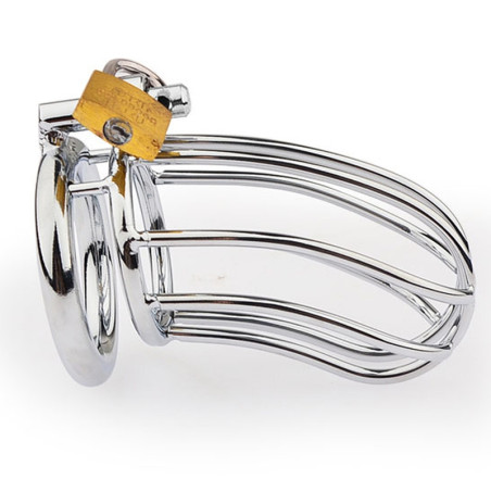 Cage de chasteté en métal LINEALE 9.5 x 3.5cm