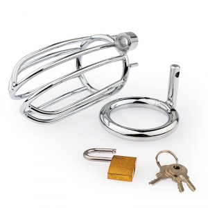 Cage de chasteté en métal LINEALE 9.5 x 3.5cm