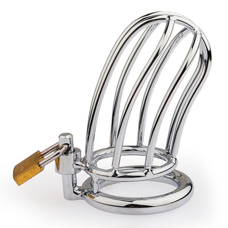 Cage de chasteté en métal LINEALE 9.5 x 3.5cm