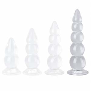 Plug transparent JELWY XL 36 x 9.5cm