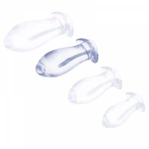 Plug EGG CLEAR L 13.5 x 6cm Transparent