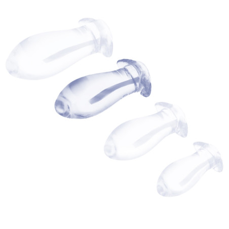 Plug EGG CLEAR L 13.5 x 6cm Transparent