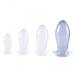 Plug EGG CLEAR XL 16 x 7cm Transparent