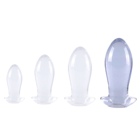Plug EGG CLEAR XL 16 x 7cm Transparent