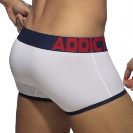 Boxer OPEN FLY Blanc-Bleu marine 2