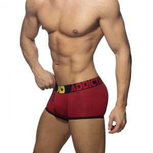 Boxer OPEN FLY Rouge-Noir
