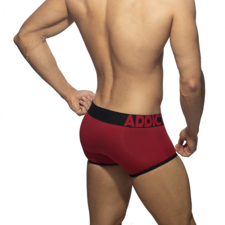 Boxer OPEN FLY Rouge-Noir