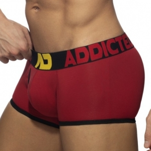 Boxer OPEN FLY Rouge-Noir