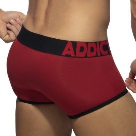 Boxer OPEN FLY Rouge-Noir 2